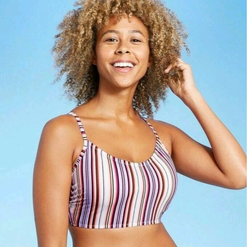 Striped Bikini Set 34D